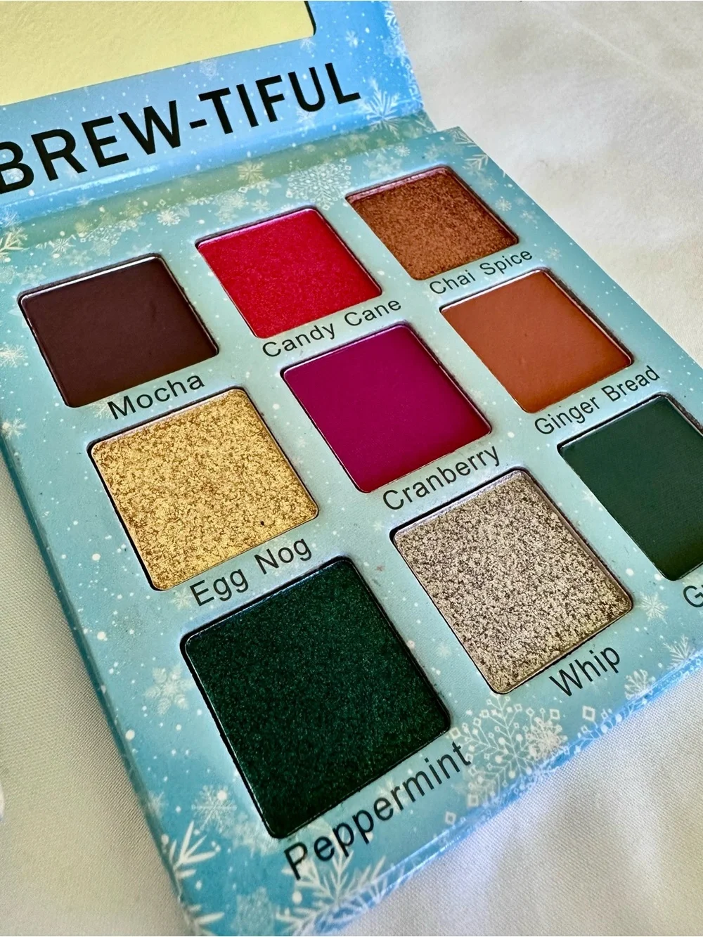 Brew-tiful Holiday Eyeshadow Palette by - Peppermint Mocha (Multicolor)